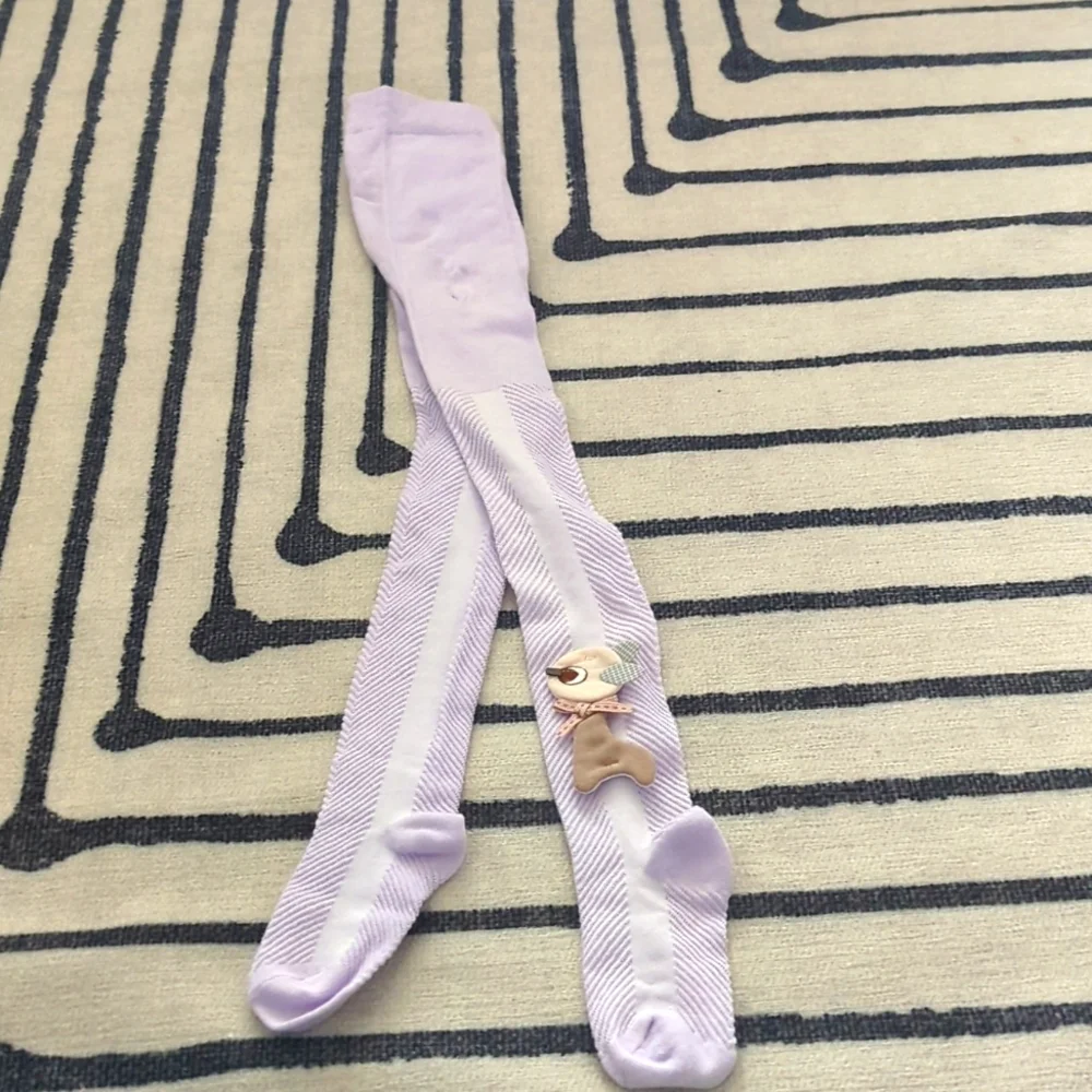 4 pairs Novelty tights for little girls ❣️age 5 - 7 yrs
